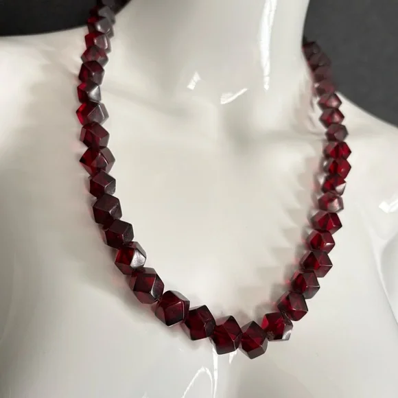 Vintage Amber Lucite Bakelite Gold filled Clasp Mid Century Modern - Picture 8 of 11